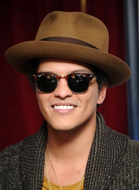 bruno mars with glasses.